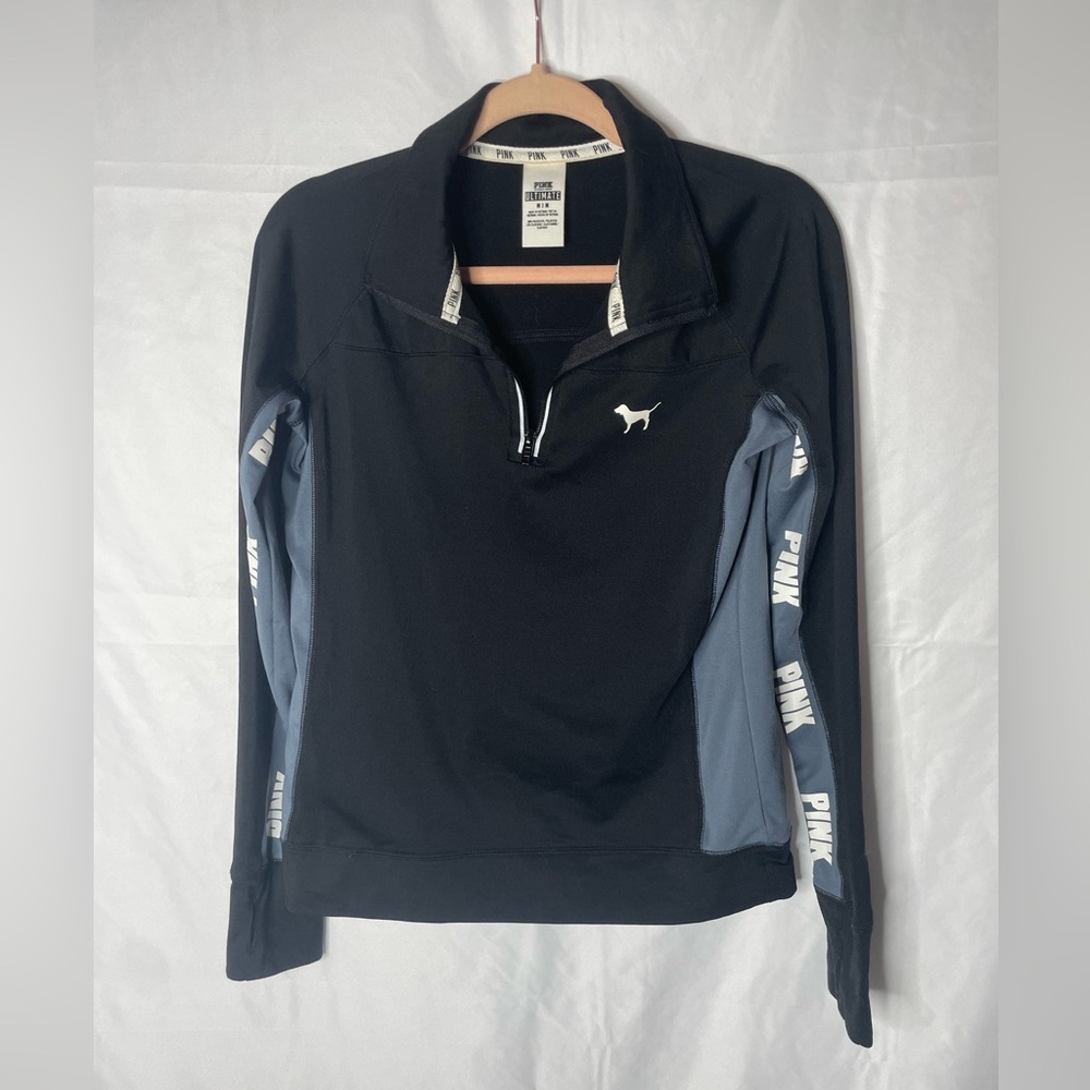 PINK zip pullover
